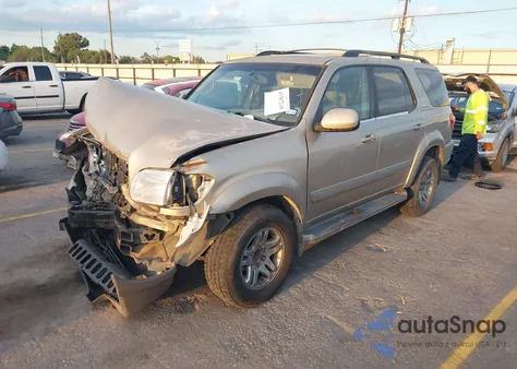 2005 Toyota Sequoia Limited V8 from USA, damaged, VIN 5TDZT38A95S252430